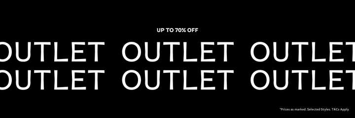 Up to 60% off outlet