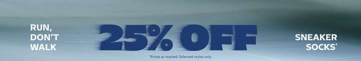 25% off Sneaker Socks