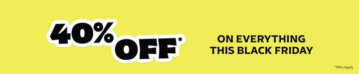 40% OFF Black Friday