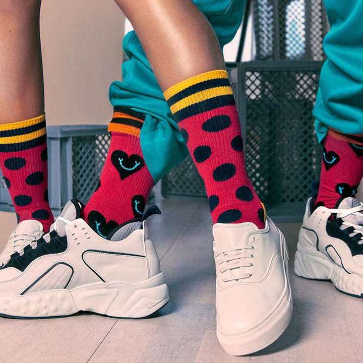 Happy sale socks sneakers