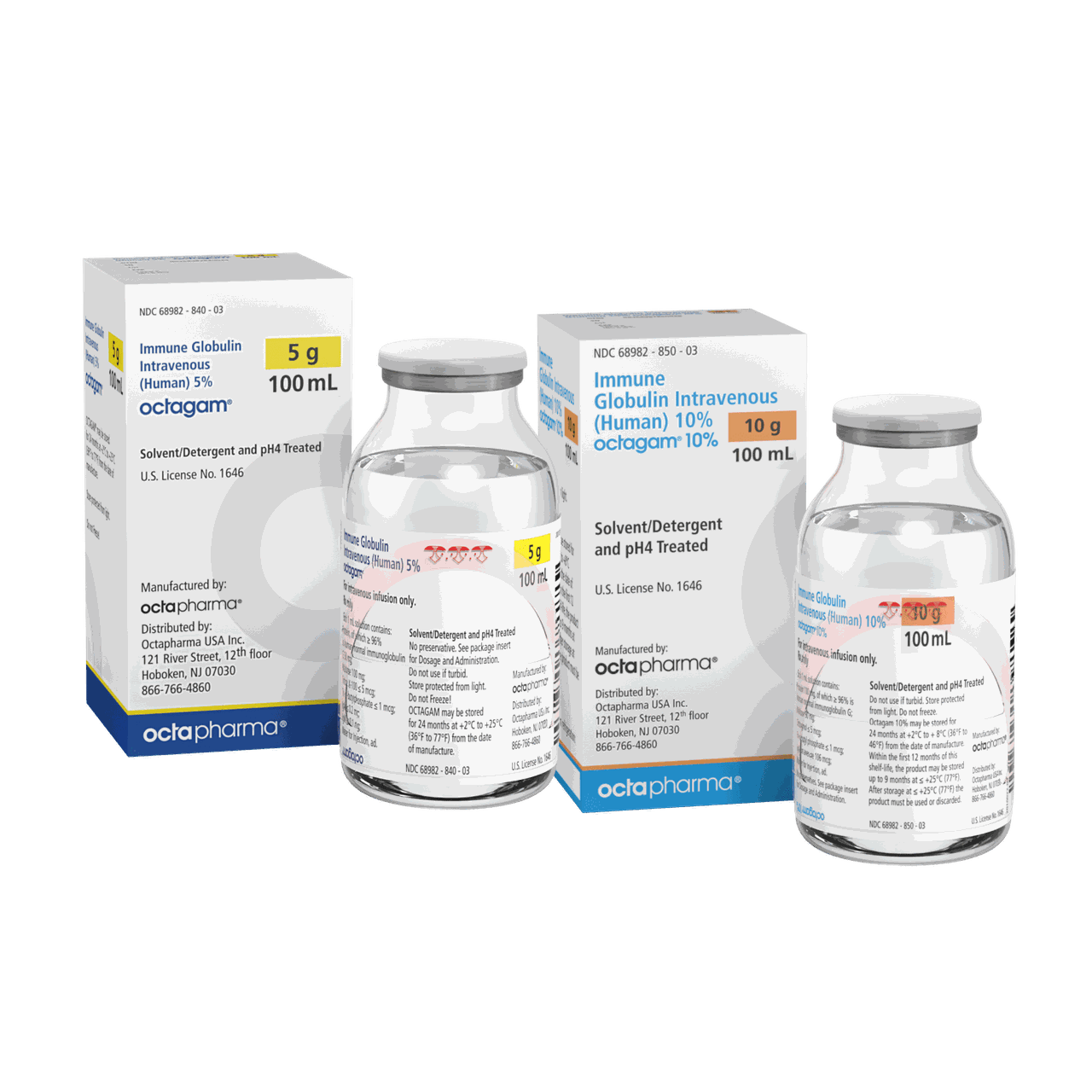 octagam®5% and octagam®10%