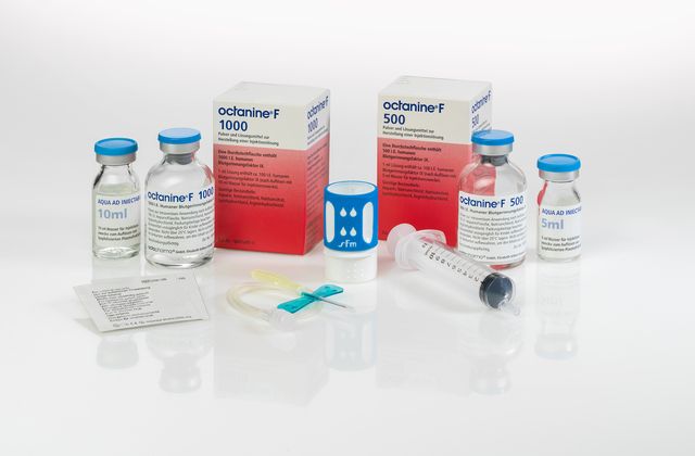 Packshot of octanine®F - High-purity plasma-derived human factor IX concentrate