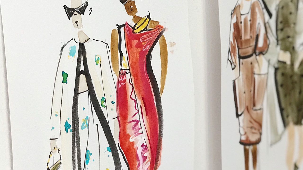 Fashion Design Sketchbook: Explore Fashion Illustration Poses and Techniques