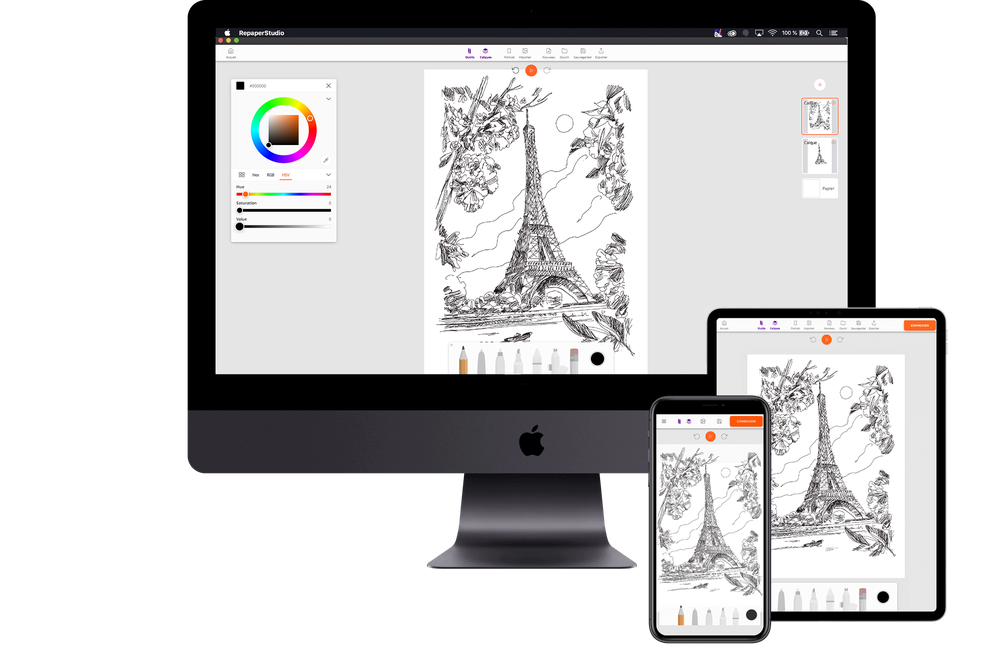 Repaper graphic drawing tablet | iskn