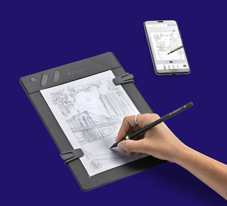 Repaper graphic drawing tablet