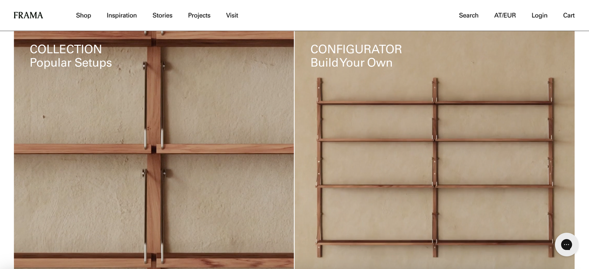 Different entry points for the end customer