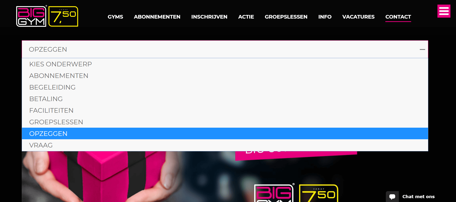 Hoe kan ik mijn BigGym abonnement zelf opzeggen? Dyme
