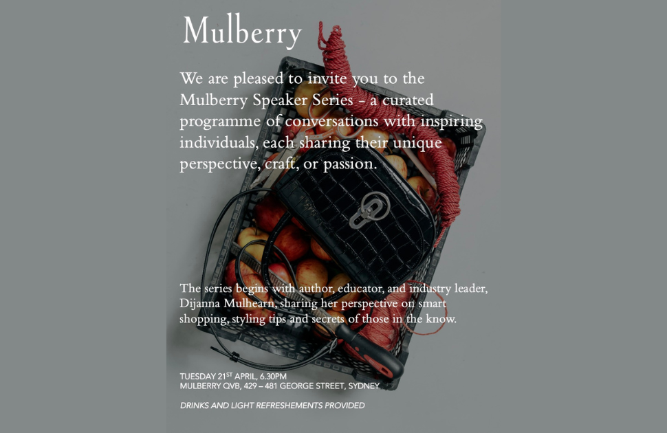 Mulberry Speaker Series