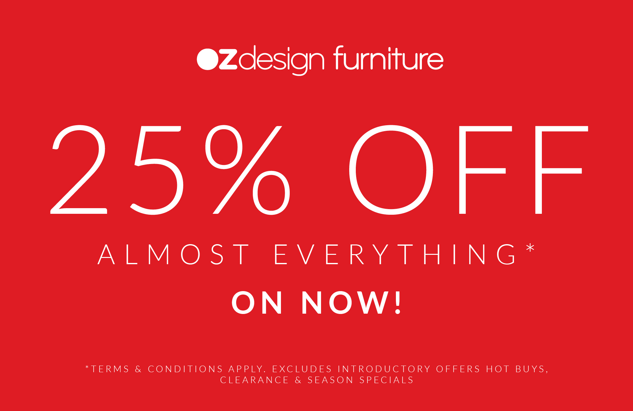 Oz Design Furniture Sale