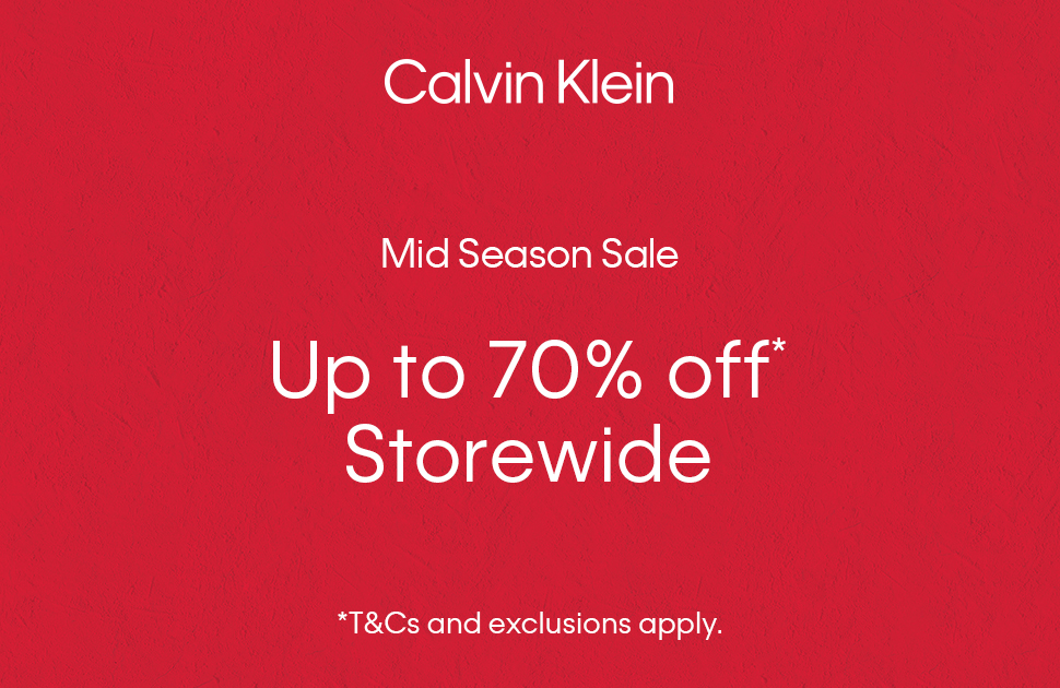 Calvin Klein:  Mid-Season Sale 