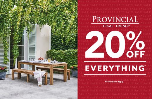 Provincial Home Living 20% Off Everything