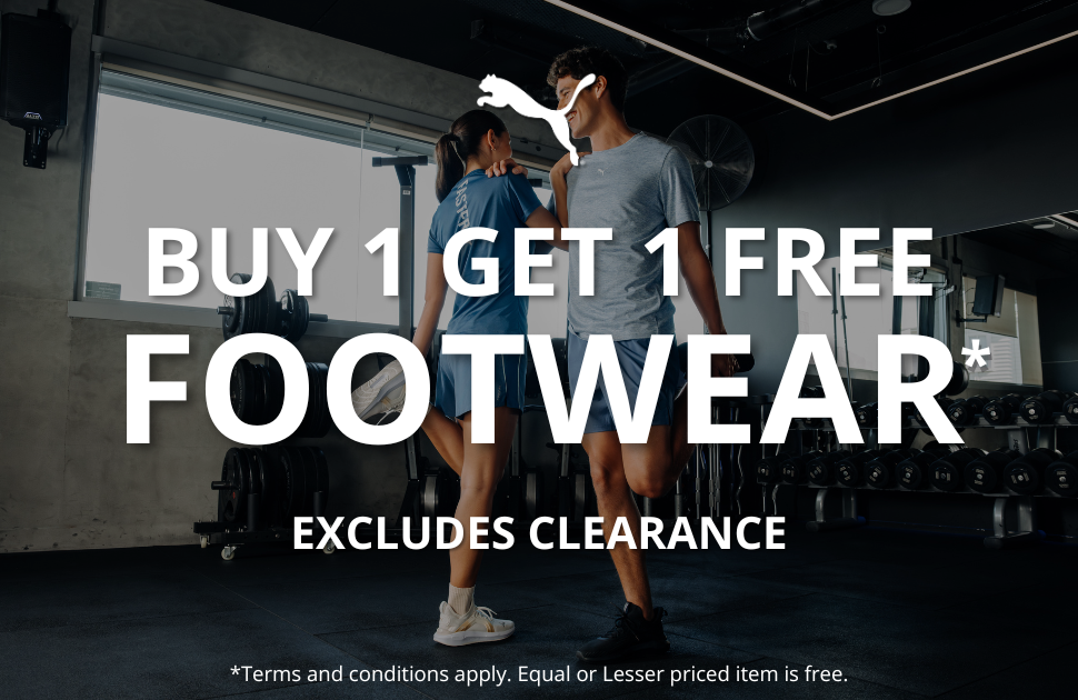 Buy 1 Get 1 Free Footwear at Puma