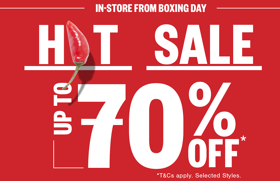 Johnny Bigg's Boxing Day Sale