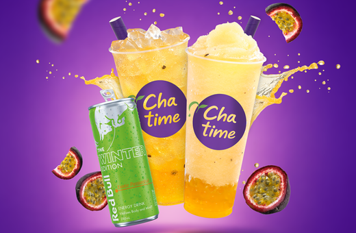 Chatime | Red Bull Exotic Passionfruit​ Range