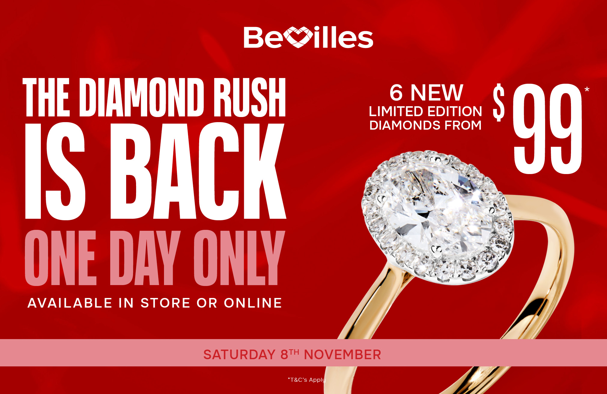 Bevilles The Diamond Rush is Back!