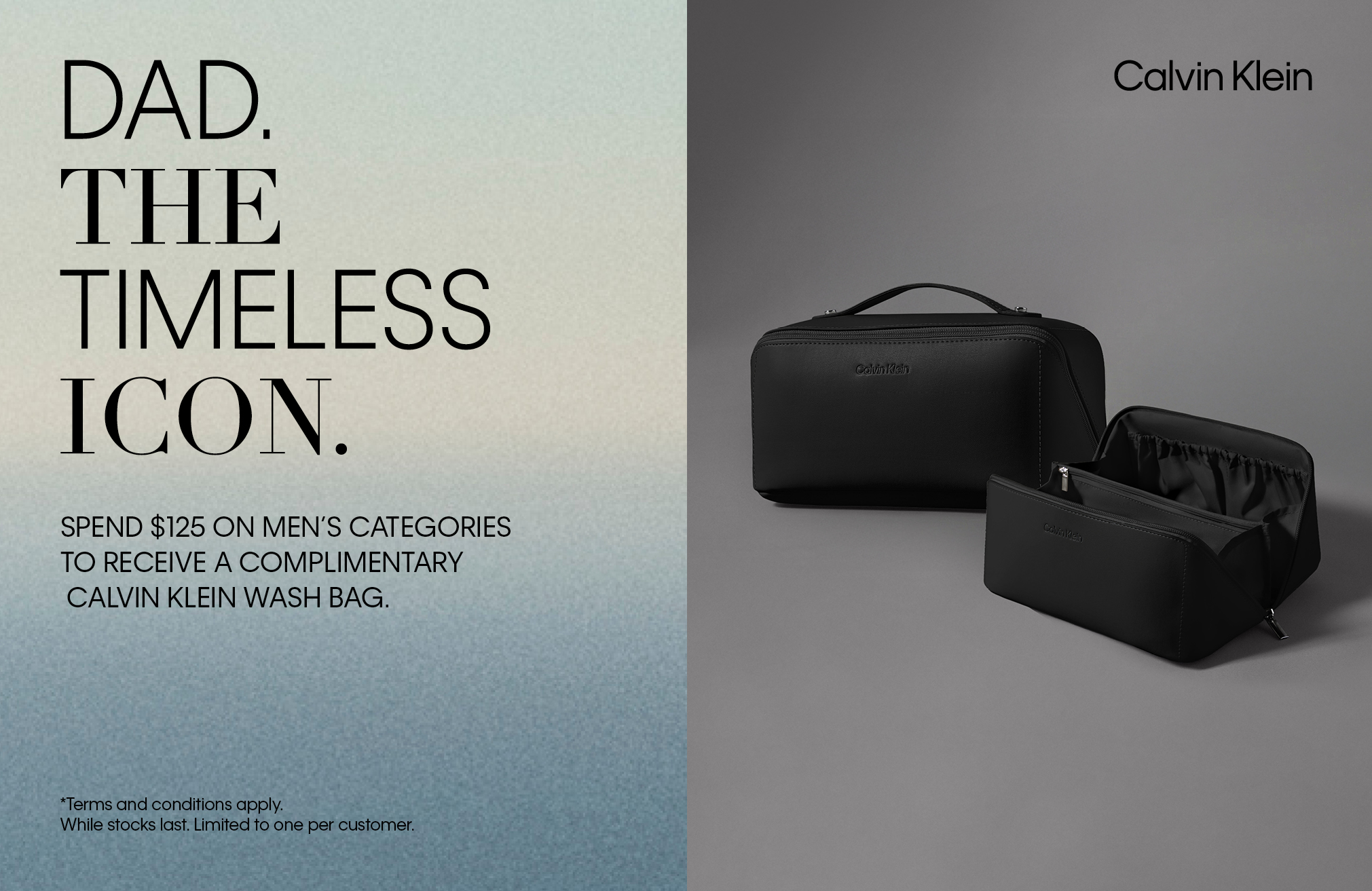 Calvin Klein | This Father's Day, Live in Calvin Klein.