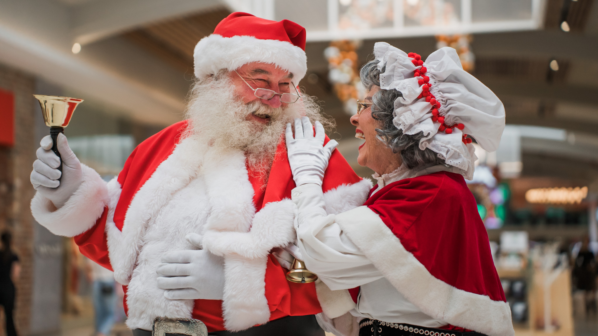 Mrs Claus and her helpers are here