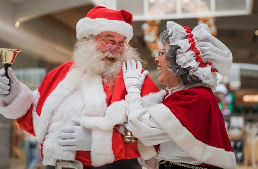 Mrs Claus and her helpers are here