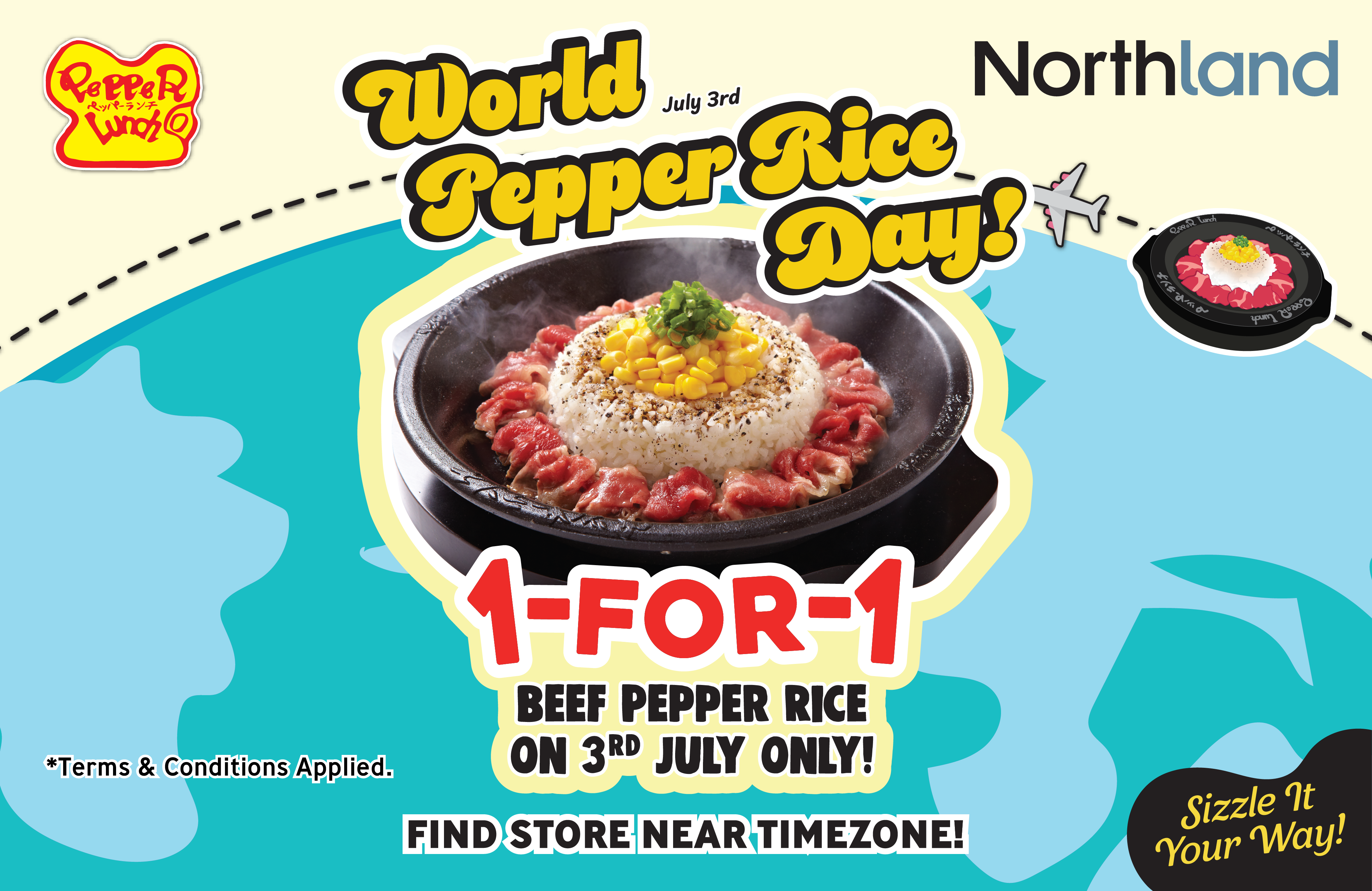 Pepperlunch | 3 July World Pepper Rice Day