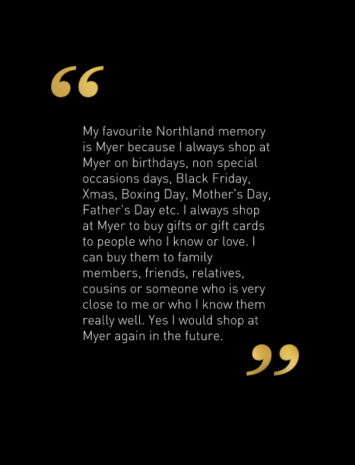 NLD Customer Memories
