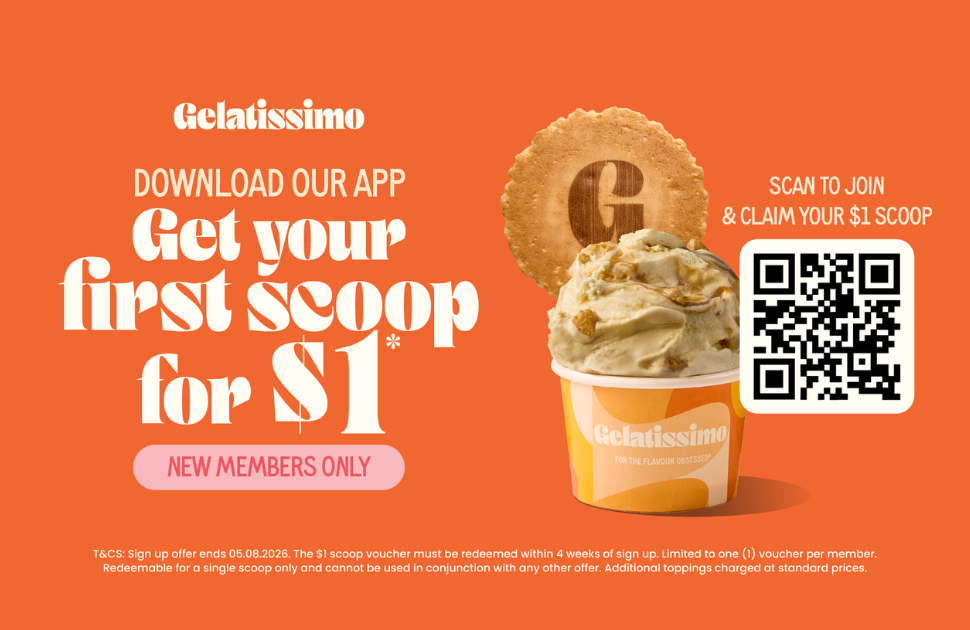 Gelatissimo | Club Gelato $1 Scoop Welcome Offer