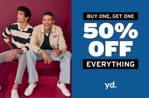 yd. | Get BOGO 50% off everything