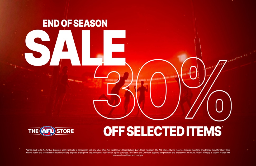 The AFL Store | End of Season Sale