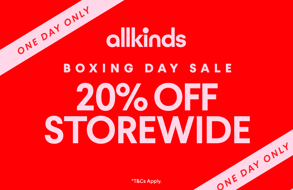 All Kinds Boxing Day 20% Off Storewide