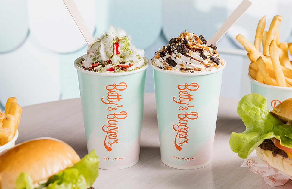 Betty's Burgers 2 for $15 Deluxe Shakes