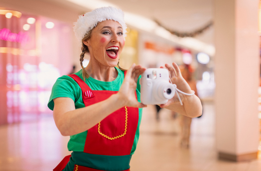 Mrs Claus and her helpers are here