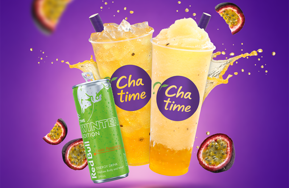 Chatime | Red Bull Exotic Passionfruit Range