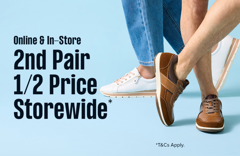 Williams Shoes | Spring 2nd Pair 1/2 Price Promotion