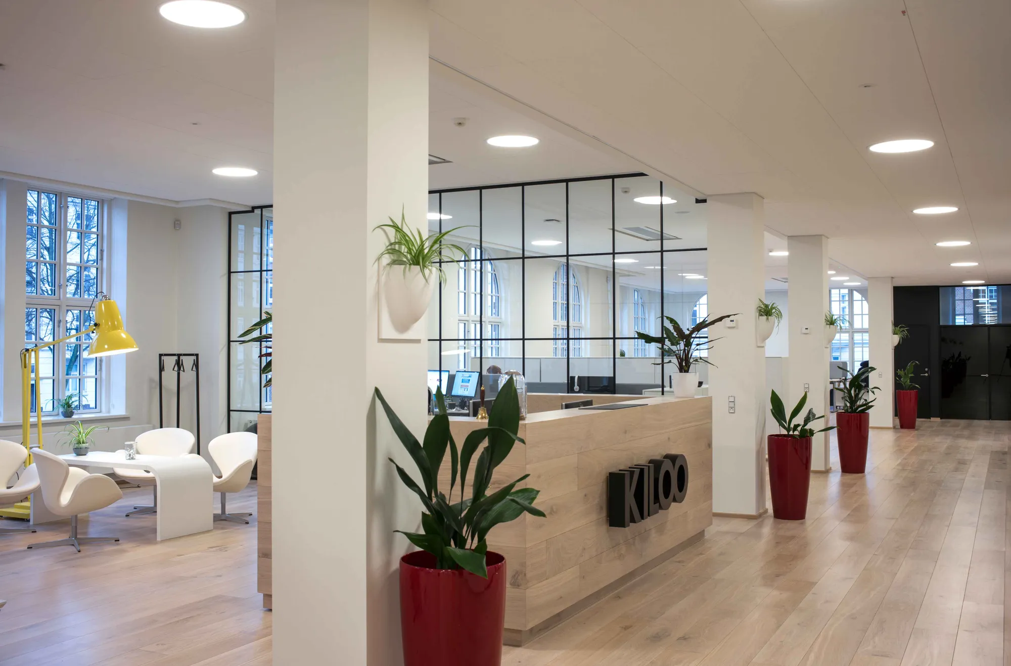 Newyorkerinspireret domicil i gammel hospitalsbygning