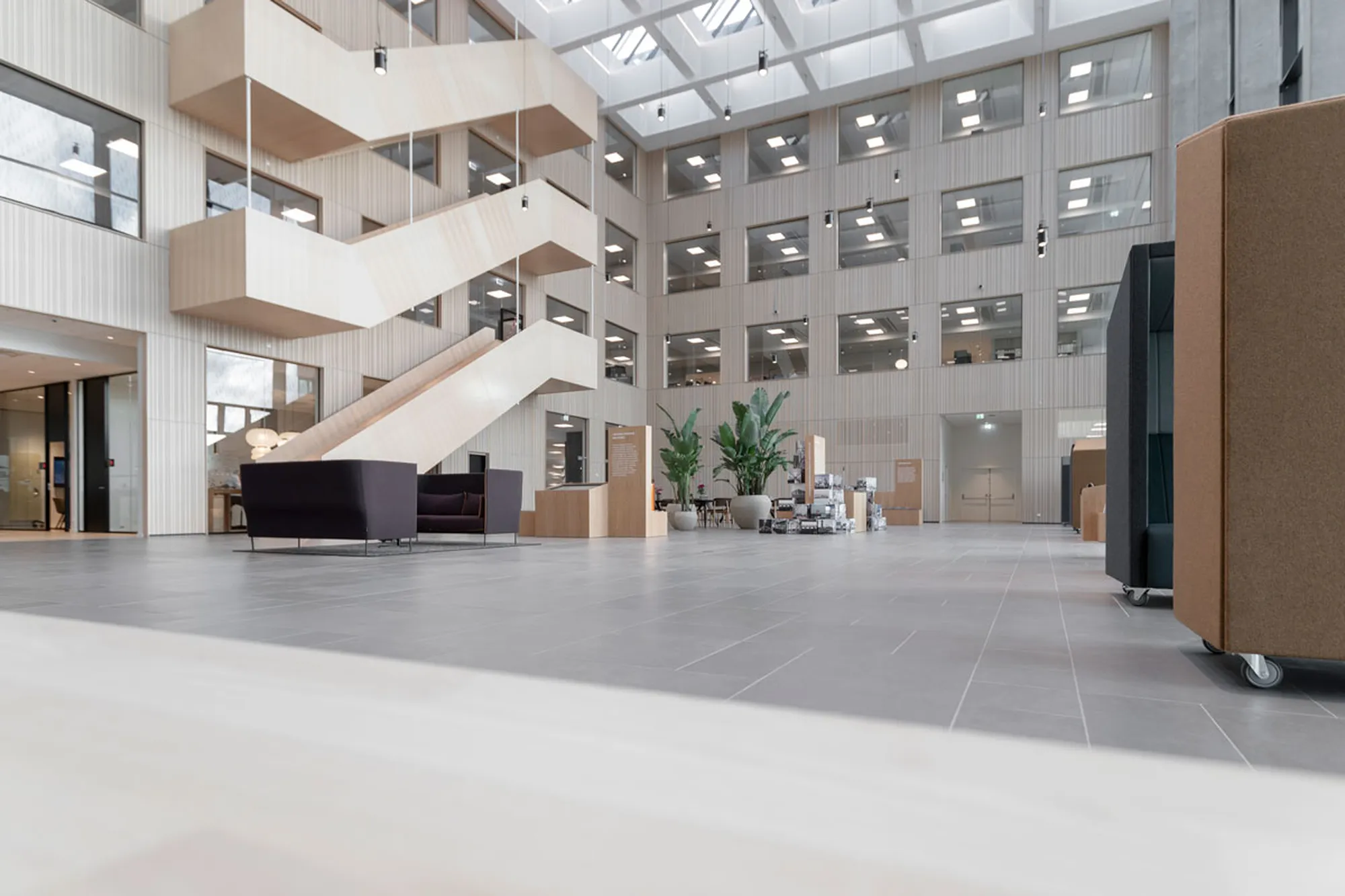 Complete carpentry contract for new headquarters