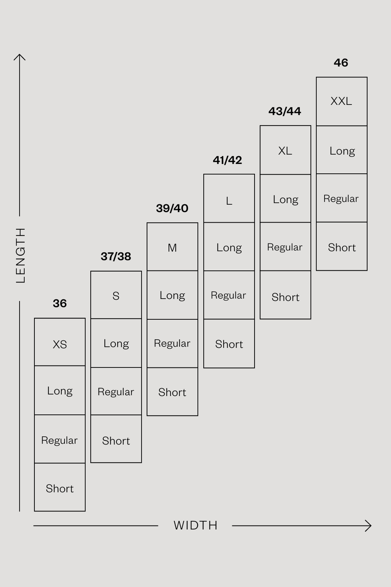 Men s Size Guide Find The Perfect Fit ASKET