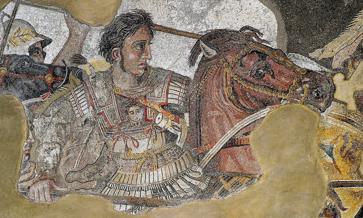 Painting depicting Alexander The Great