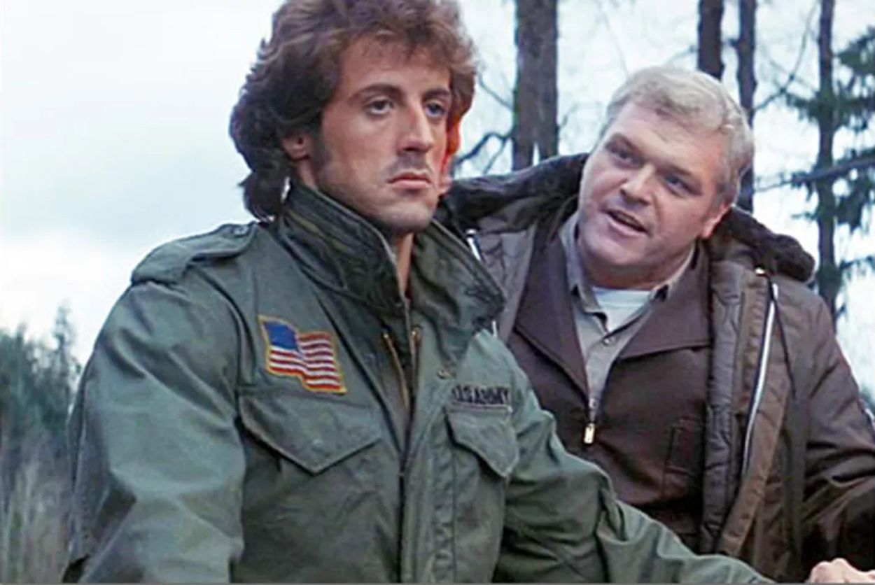 The Field Jacket on Sylvester Stallone in First Blood