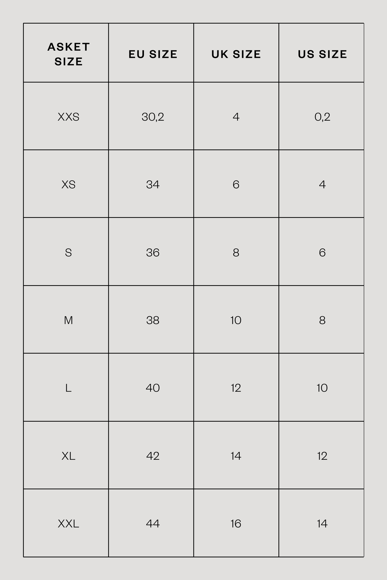 Measurement Process - Women's Tops & Bottoms