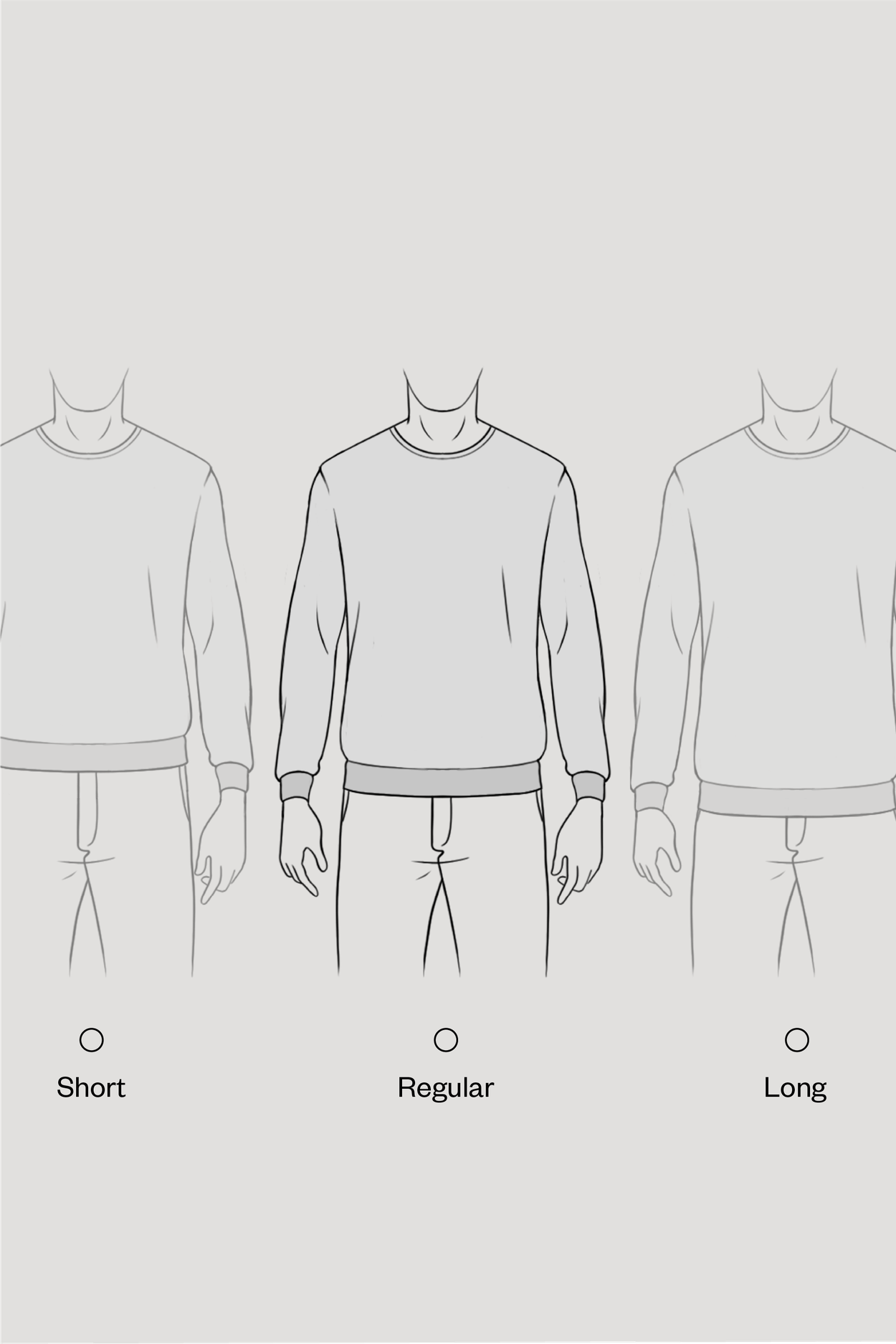 Mens small sweatshirt clearance measurements