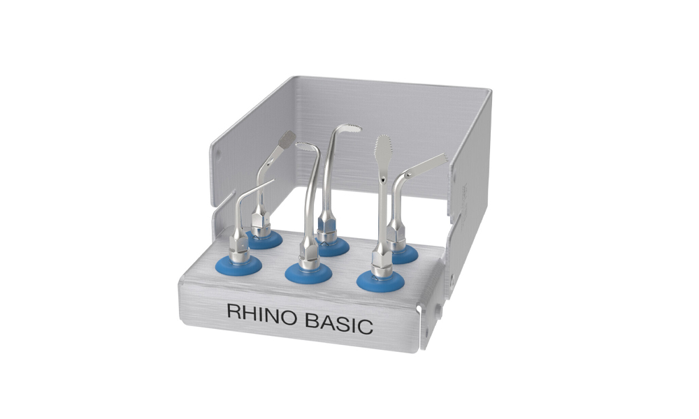 Das neue Rhino Basic-Set für die W&H Med-Konsole vor einem weißem Hintergrund.