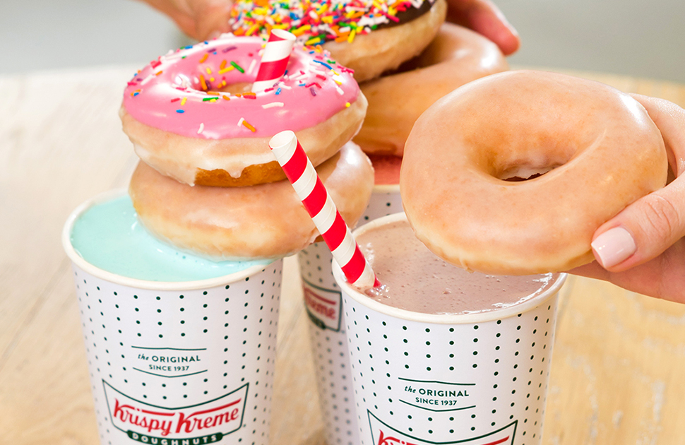 Krispy Kreme 4 Milkshakes The Galeries