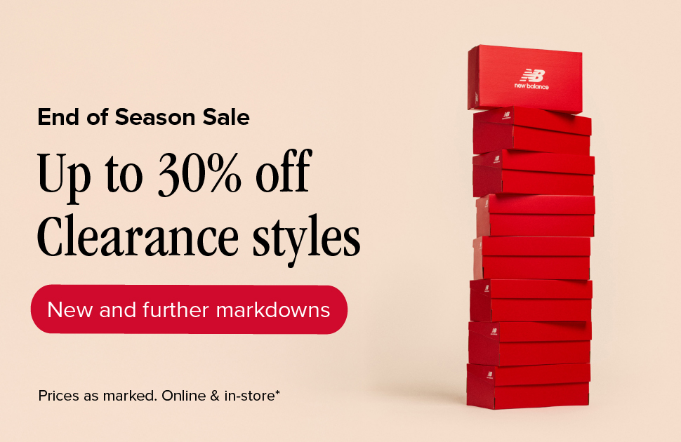 New Balance End of Season Sale
