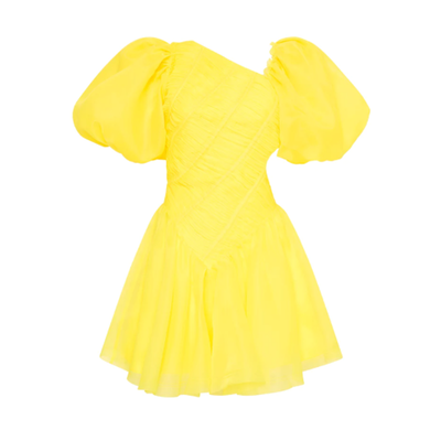dawn ruched mini dress Cut Out Strapless Ruched Mini Dress