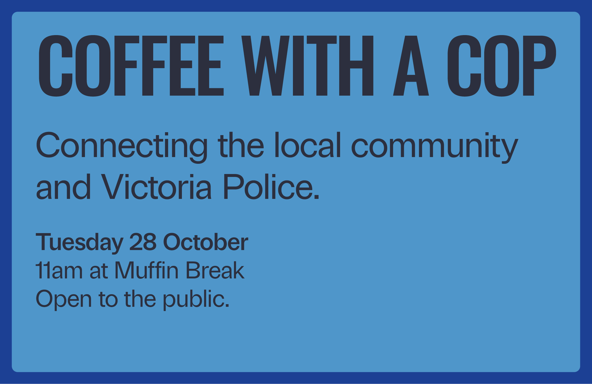 Coffee With a Cop