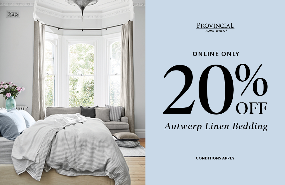 Provincial Home Living 20% Off Antwerp Linen Bedding