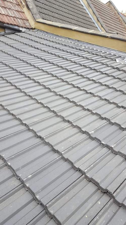 New tiled roof back addition