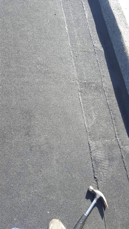 termination detailing laid seperate to the adjoining garages