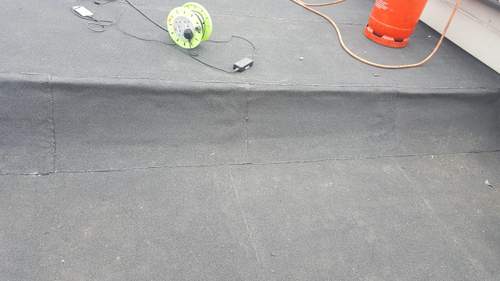 All our edges are fitted with separate aprons and flashing