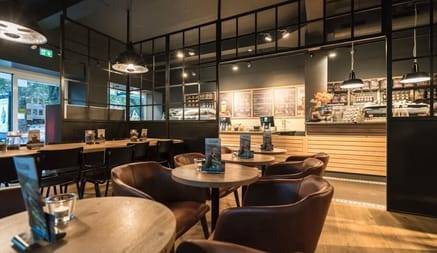 Belysning av kafé