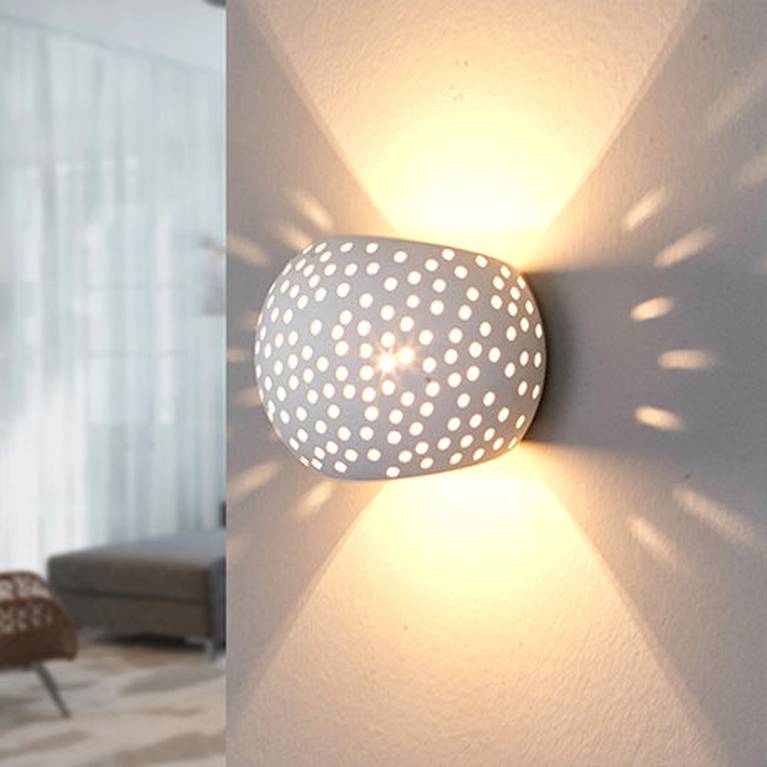 Plaster Wall Lights & Ceramic Wall Lights Lights.co.uk